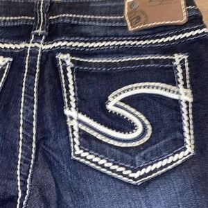 Silver Frances 18" Bootcut Womens Dark Wash Jeans W27/L33